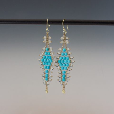 handmade turquoise earrings