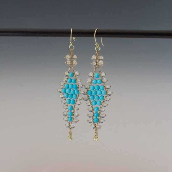 handmade turquoise earrings